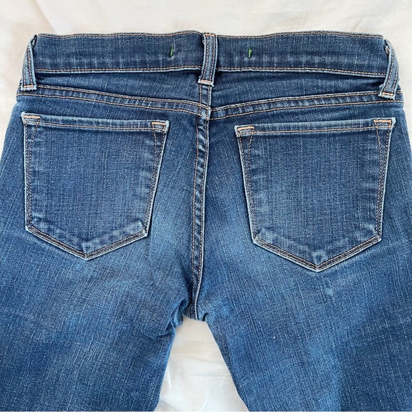 J Brand Low Rise Skinny Jeans Dark Wash Sz 25 - Picture 7 of 8